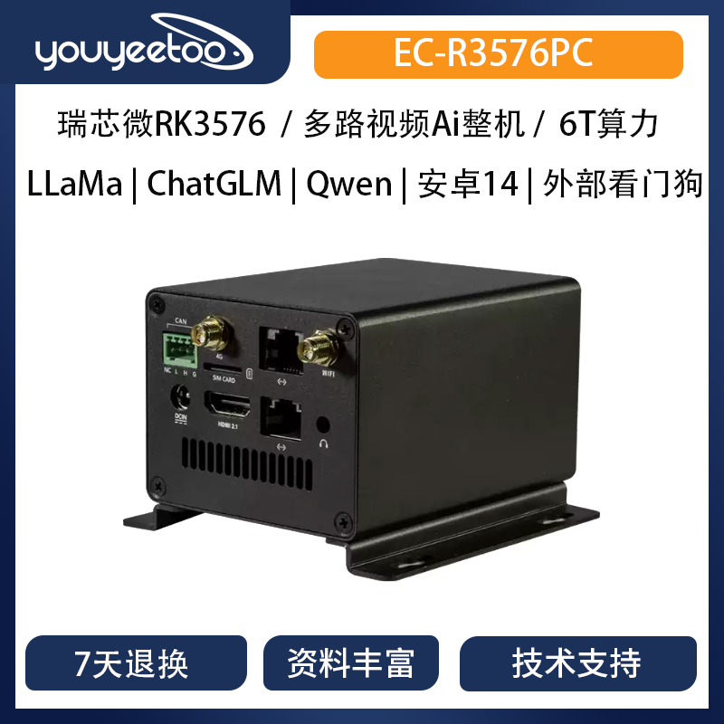 RK35766T算力大模型EC-R3576PC