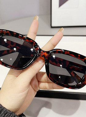 黑色墨镜女高级感大脸男士太阳镜防紫外线2026年开车眼镜网红同款