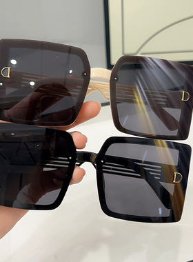 【亏本清仓】太阳镜海边墨镜女防紫外线高级感gm夏黑色镜时尚复古