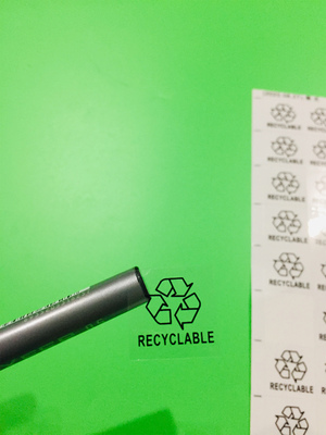 出口用通用环保标识贴循环标签带英文RECYCLABLE标贴 1400个/30元