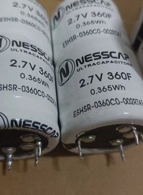 ESHSR-0360C0-002R7A1  2.7V超级电容 NESSCAP 韩国产 360F 2.7V