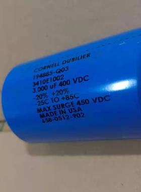 194885-Q03 3410E1002 进口美国 CDE 400VDC 3000uF 五脚电解电容