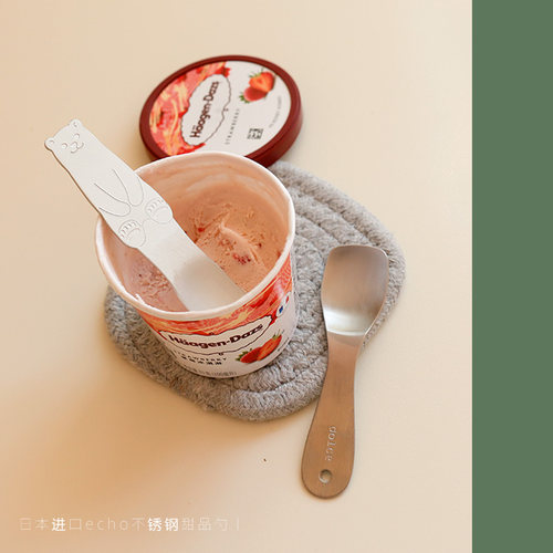 Echo日本卡通雪糕酸奶勺子甜品勺