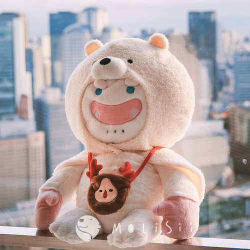 毛绒可爱抱枕公仔玩偶雪人