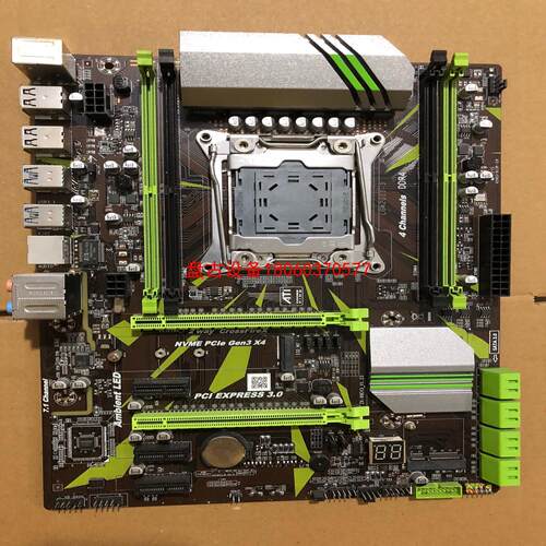 【盘古设备】科脑x99 ddr4主板 完好包亮配件齐全
