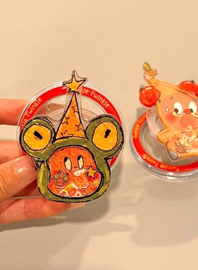 亚克力定制LOGO手机支架磁吸