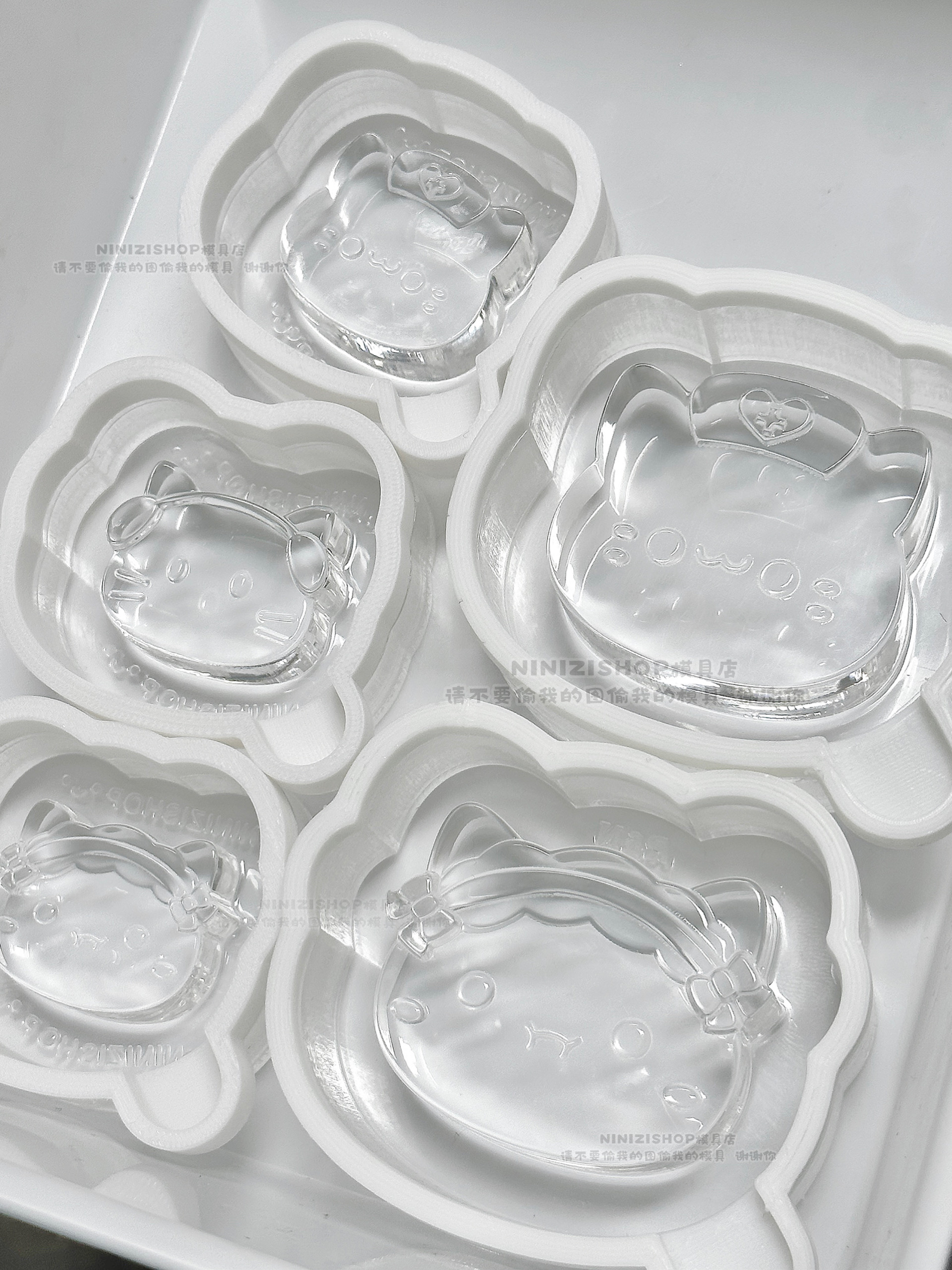 现货ninizishop小号合集捏捏硅胶滴胶手工diy模具
