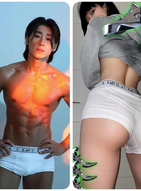 【超级情趣】Thug Club恶搞男士美式趣味性感情侣平角纯棉内裤ins