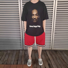 VTG VINTAGE狗爷人像短袖水洗做旧摇滚复古短袖T恤FOG高街