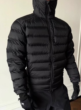 无敌饱满！VIBE ACW700蓬90白鸭绒轻量排骨羽绒服连帽外套秋冬男