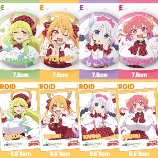 小林家的龙女仆套装75MM徽章拍立得小卡艾露玛康娜露科亚吧唧合集