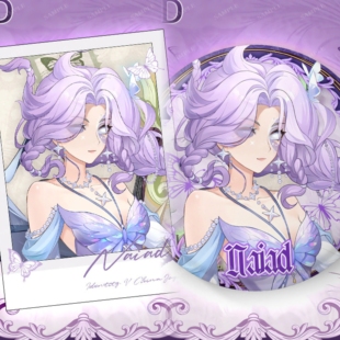 渔女盛夏蝶梦系列周边拍立得小卡园丁小说家小提琴家弓箭手徽章