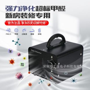 跨境110V臭氧发生器家用空气除甲醛空间除臭除味臭氧消毒机批发