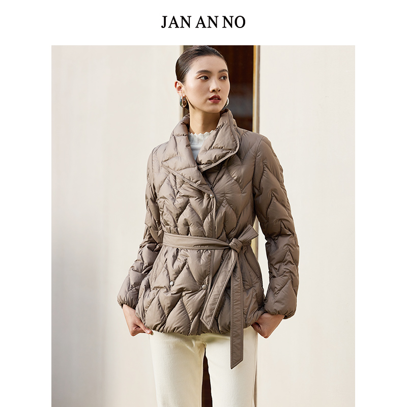 简爱诺优雅气质白鹅绒羽绒服