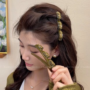 韩国春夏果冻自动编发发夹少女侧边发卡刘海夹子头饰碎发整理神器