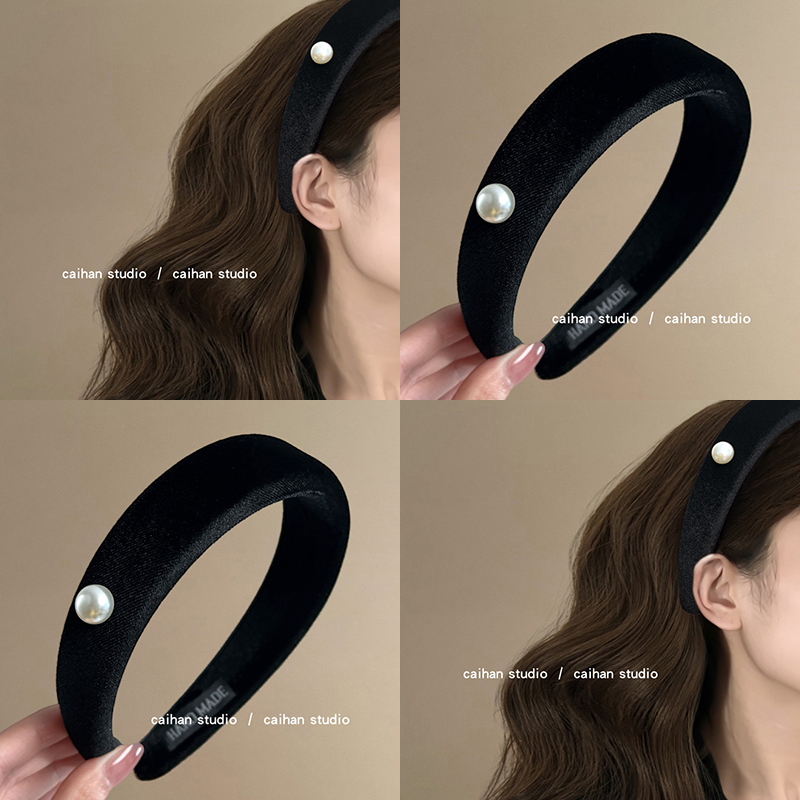 唐顿大小姐~丝绒珍珠发箍