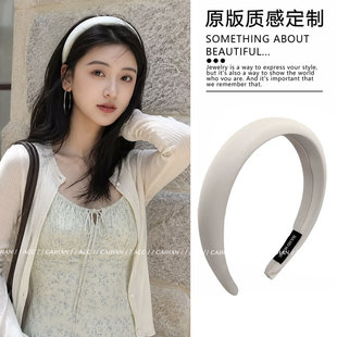 风起之夏~博主同款白色发箍夏日清新高级感头箍时尚百搭旅行发卡
