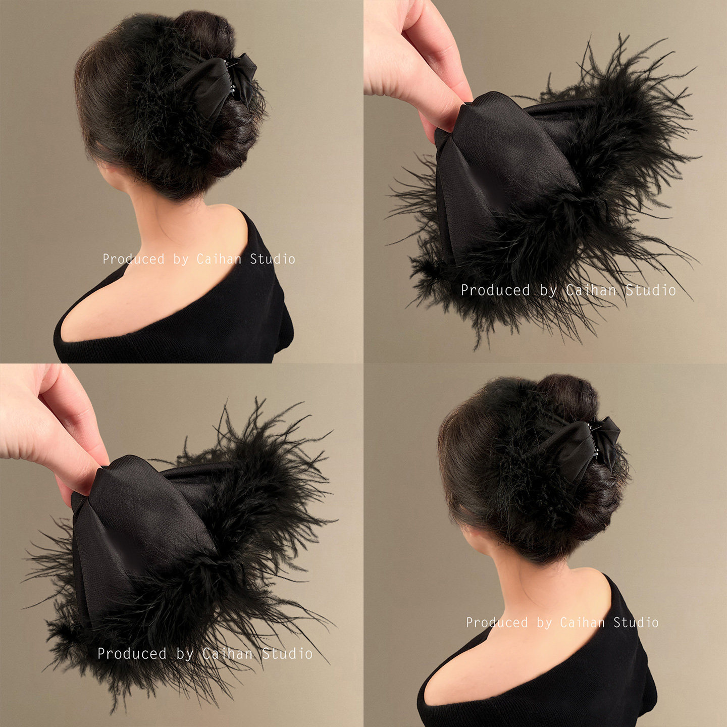 费尔曼来信~黑色羽毛三角抓夹韩国东大门气质百搭鲨鱼夹旅行发卡,户外/登山/野营/旅行用品,旅行发卡,淘宝优惠券,粉丝福利购,淘宝优惠卷