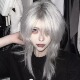 假发长狼尾银灰鲻鱼头男女通用拖尾狼尾中长发韩系蓬松显脸小头套