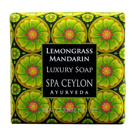 斯里兰卡锡兰spa ceylon精油香皂芳香精油皂香皂100克柠檬草柑橘