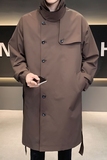 春秋季外套潮流时尚简约气质百搭长款宽松风衣FY2165-P165控238，男装风衣，电商A209
