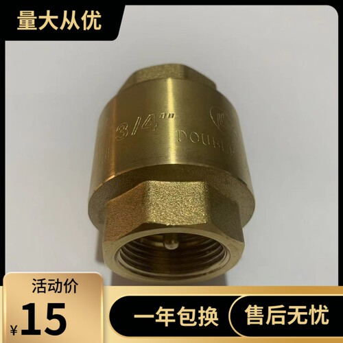 全铜立式加厚止回阀阀门达柏林