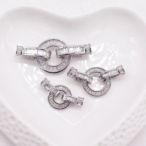 手链项链扣diy珍珠配件水钻t方扣