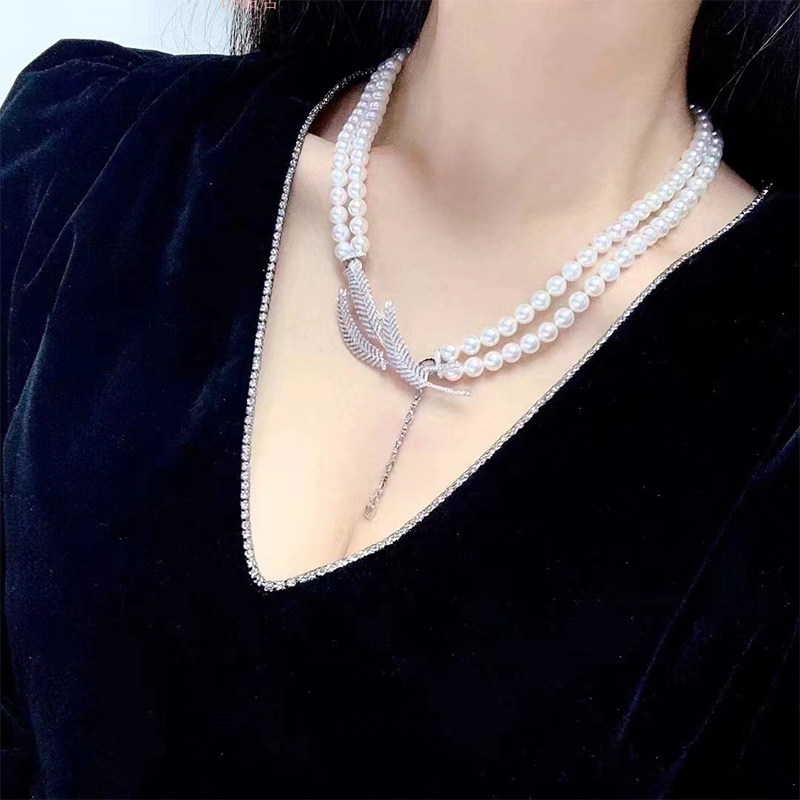 diy珍珠项链扣胸针胸花吊坠扣