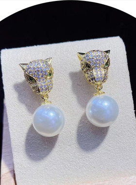 DIY镀银耳钉配件一对(E117款)