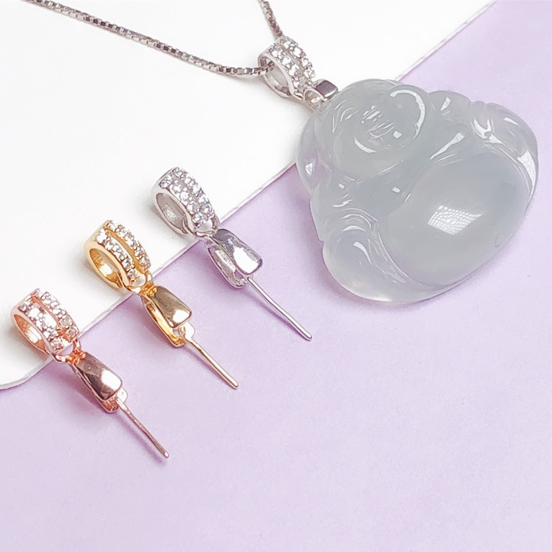 diy吊坠瓜子扣夹扣穿大孔配件