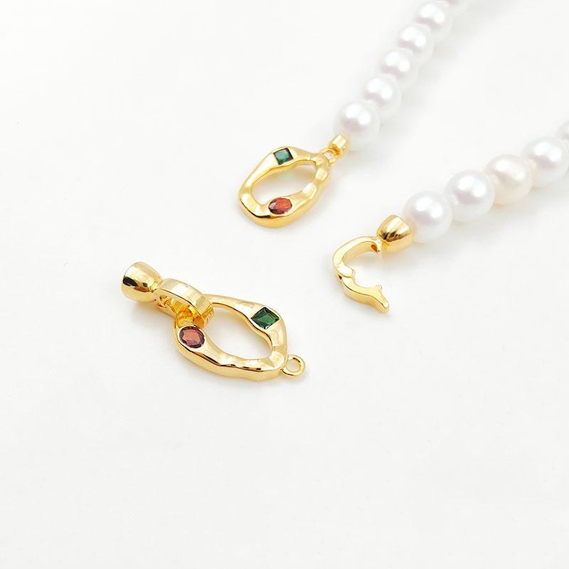 diy项链镶彩锆艺术家手工收尾扣