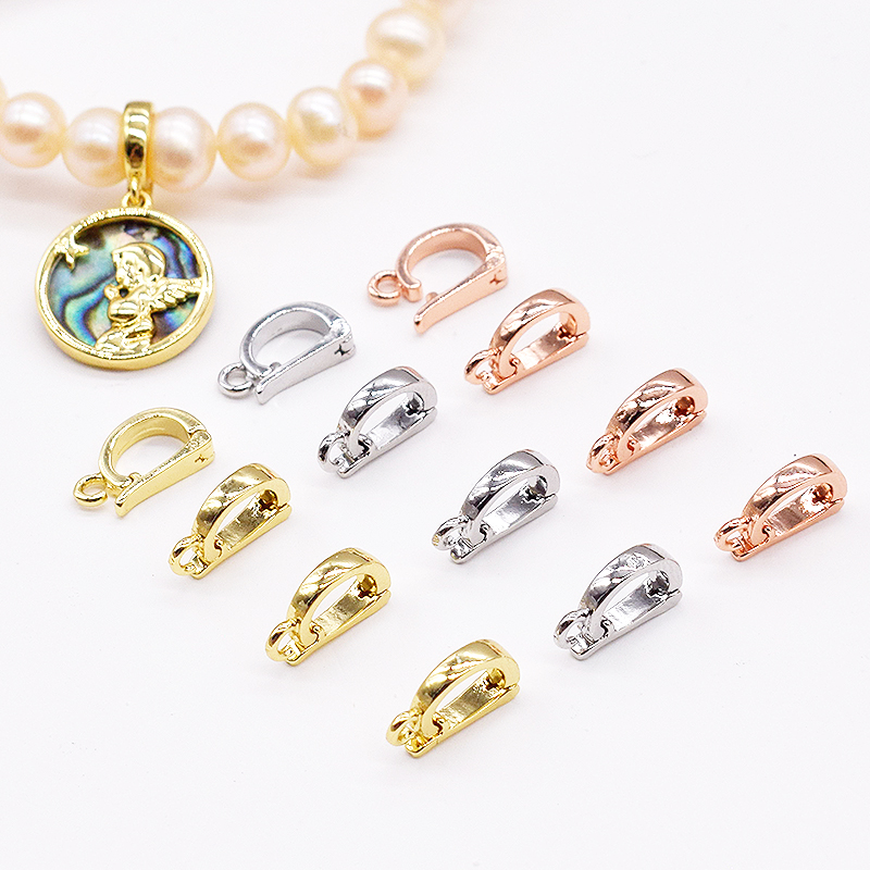 镀金万能扣项链吊坠夹扣连接扣