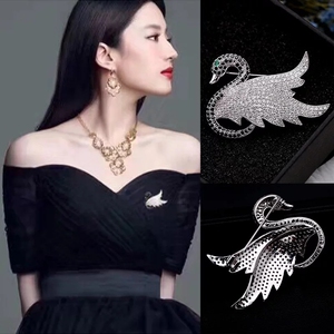 时尚风百搭西服别针刘亦菲同款