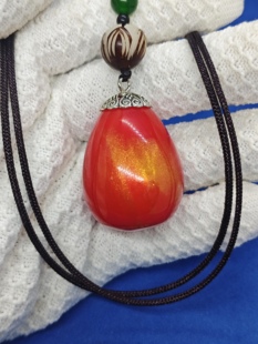 佛心菩提佛心果彩色原籽菩提子老果原果吊坠成品手把件毛衣链项链