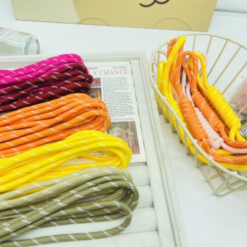 5MM彩色涤纶绳子跳点伞绳