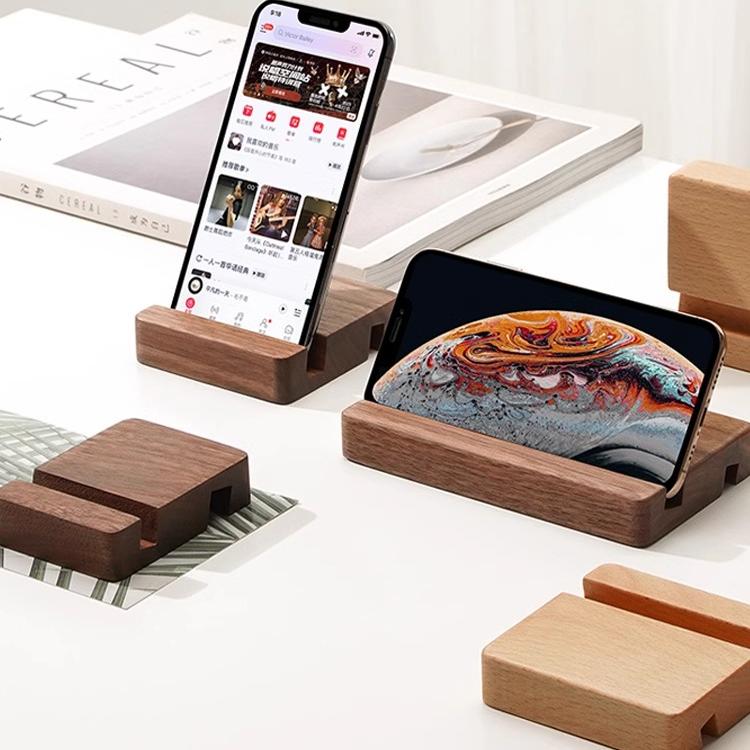 原木色的手机支架真的很好看