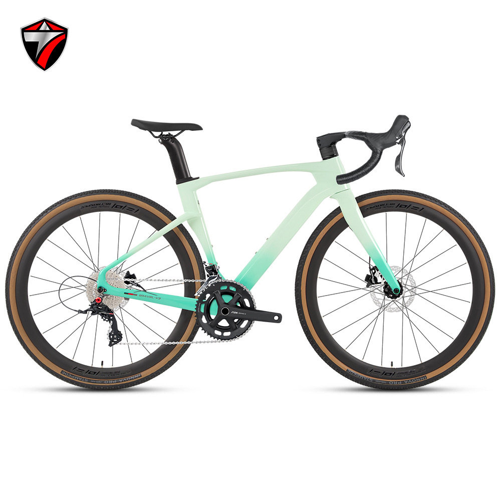 TWITTER/雅特GRAVEL V3pro顺泰无线电变瓜车油刹碳纤维公路自行车