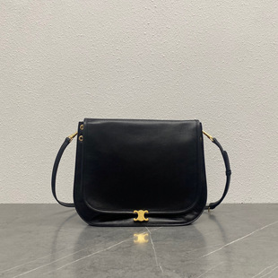 新款besace慵懒时髦凯旋门单肩斜挎小羊皮复古翻盖女款大容量