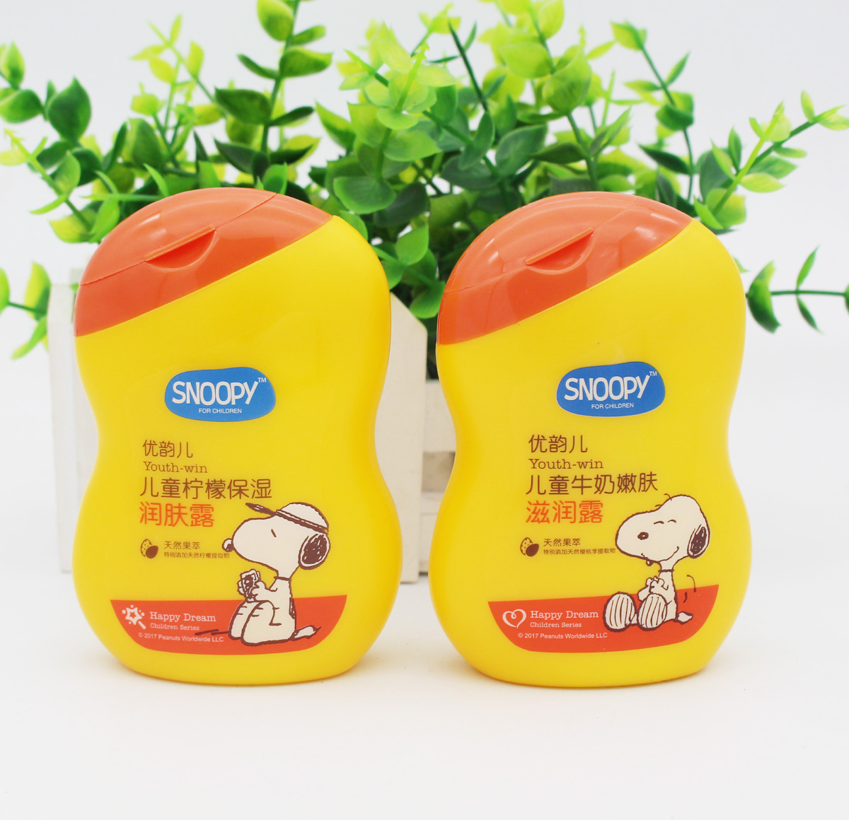 史努比优韵儿童牛奶保湿润肤露