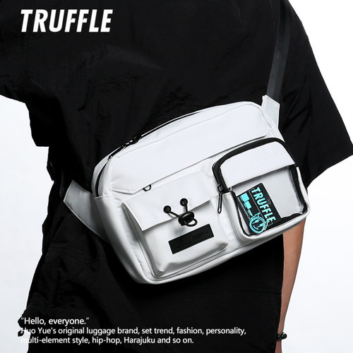 TRUFFLEF潮牌高级感小众斜挎包男2025新款大容量单肩包女挎包小包