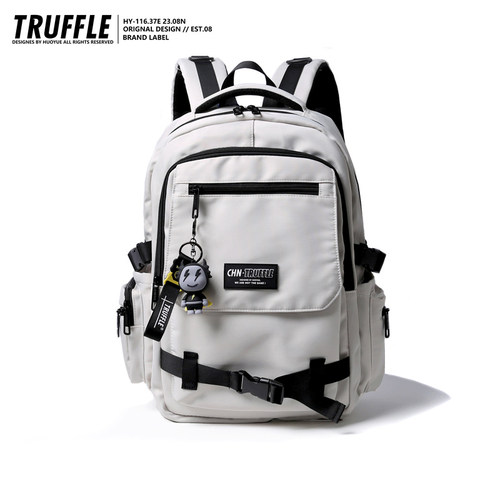 TRUFFLE日韩大容量双肩包男初中生高中书包女小学生户外旅行背包