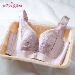 美容院线内衣女软钢圈无海绵文胸薄杯纯棉收副乳防下垂调整型纯色