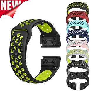 适用Garmin佳明Enduro3手表安夺三代洞洞硅胶运动透气耐用手表带