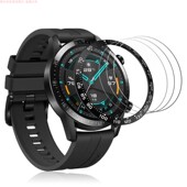 适用Garmin佳明Forerunner255手表金属钢化膜刻度钢圈表盘保护套