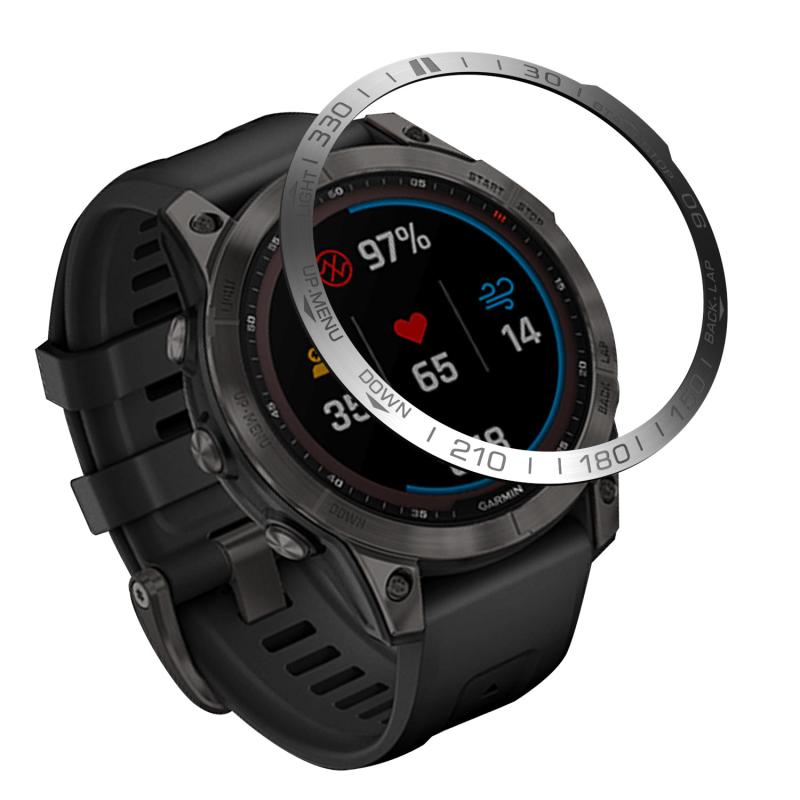 Garmin佳明Fenix7刻度不锈钢圈