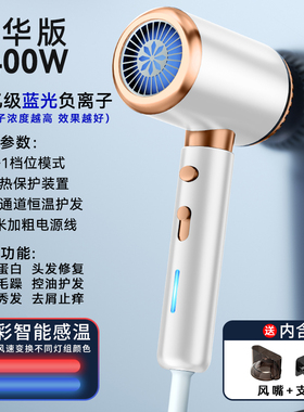 德系吹风机家用高速发廊大风力蓝光负离子大功率理发店男女士专用
