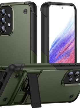适用于三星A54支架手机壳三星A14军士级防摔A71/A52/A52S/A04E/A22/A03 CORE/A73/A53/A33/A23/A32/A12