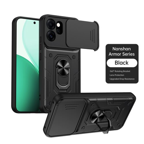 南山甲适用于OPPO RENO14F/RENO15F指环扣手机壳推拉窗镜头盖车载磁吸加厚军士防摔支架多功能