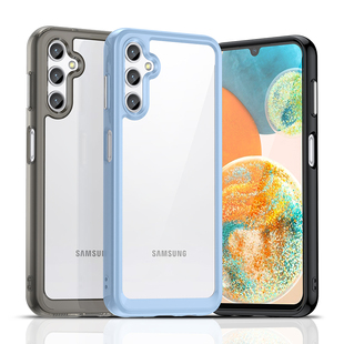 适用于三星Galaxy Jump3手机壳简约高级炫彩高清透明硬壳保护套防摔亚克力全包新款