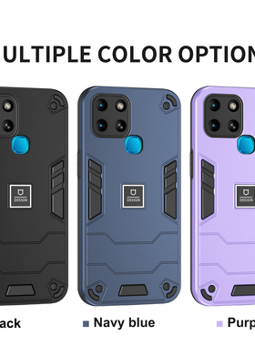 适用于INFINIX SMART 6 2021指纹版手机壳INFINIX X6511B/X6511/X6511E磨砂硬壳防摔防滑军工保护套